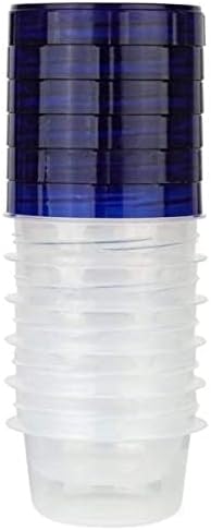 6-Pack Twist Top Food Storage Containers | Leak-Proof, Airtight Storage Canisters with Screw & Seal Lids | BPA-Free, Stackable, Reusable Kitchen Essentials, Snack | 4-Ounce