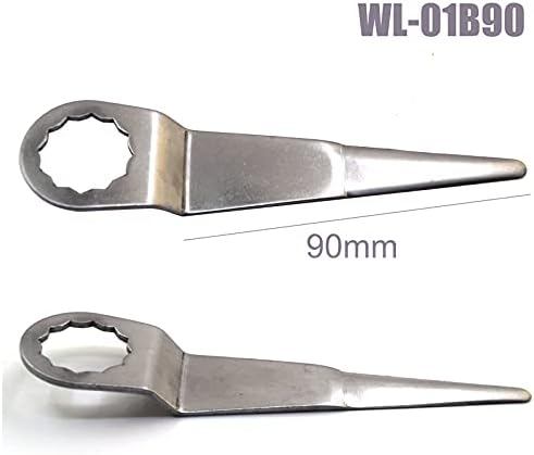 Pneumatic Air Windshield Remover Blades 90mm Long Bent Blades Vehicle Pneumatic Auto Glass Cut Out Knife Cut Adhesive,Sealant, Silica Gel, Weatherstripping, Glue in Car Doors Encapsulated(2)