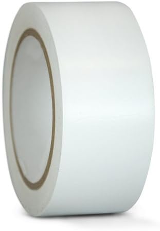 GGR Supplies T.R.U. CVT-536 White Vinyl Pinstriping Dance Floor Tape: 4 in. Wide x 36 yds. Several Colors