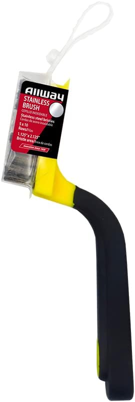 ALLWAY SB2 Soft-Grip Wide Stainless Steel Stripper Brush