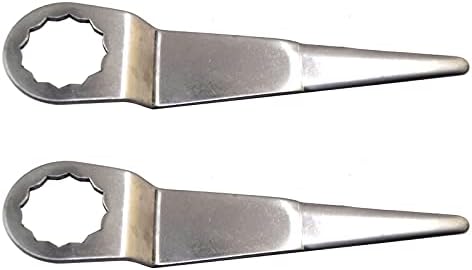 Pneumatic Air Windshield Remover Blades 90mm Long Bent Blades Vehicle Pneumatic Auto Glass Cut Out Knife Cut Adhesive,Sealant, Silica Gel, Weatherstripping, Glue in Car Doors Encapsulated(2)