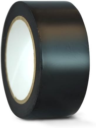 GGR SUPPLIES T.R.U. CVT-536 Black Vinyl Pinstriping Dance Floor Tape: 2 in. Wide x 36 yds. Several Colors