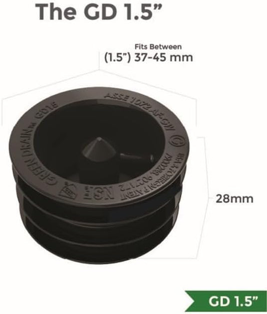 Waterless Trap Seal, 1.5 Inch