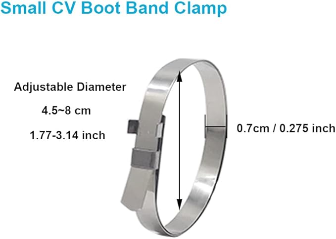 CV Joint Banding Boot Axle Clamp Tool with Universal Adjustable Drive Shaft CV Boot Band Clamps, Automotive CV Boot Clamp Pliers Axle Boot Clamps 13Pcs for Most Cars