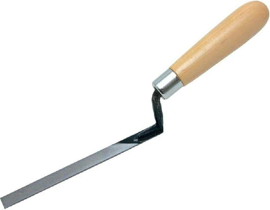 MARSHALLTOWN QLT Tuck Pointer, 6 x 1/2 Inch, Wood Handle, Tuck Pointing Trowel for Brick and Mortar Joints, 930