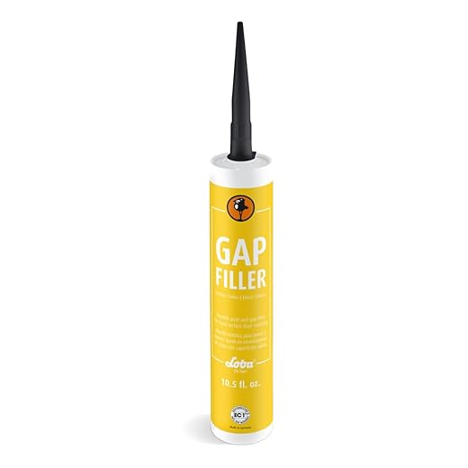 Gap Filler - 310ml (Black) Flexible Filler for Hard Surface Floors