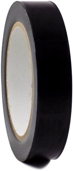 GGR Supplies T.R.U. CVT-536 Black Vinyl Pinstriping Dance Floor Tape: 1.5 in. Wide x 36 yds. Several Colors