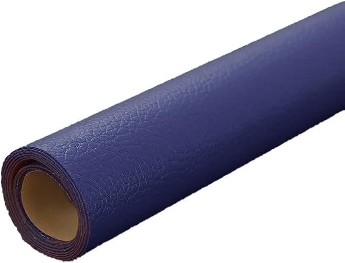 Royal Blue Leather Repair Patch, 53.9 x 19.6 Inch Self Adhesive Leather Repair Tape, Large Vinyl Leather Repair Kit for Furniture, Car Seats, Sofats, Couch, Office Chair