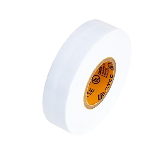 GTSE White Electrical Tape, 3-Pack – Waterproof, Industrial Grade Vinyl, 3/4 in x 66ft– Strong Self-Adhesive PVC Electric Tape for Wire Insulation, 7 Mil, 600V – UL/CSA Listed