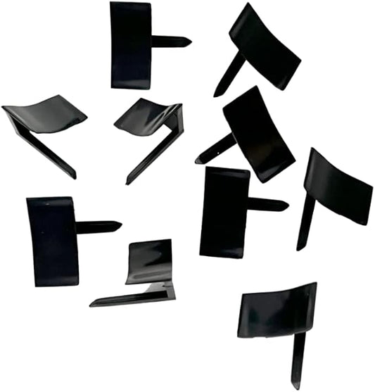 InstaTrim End Caps - 10 Black 3/4" Wide Caulk Strip End Cap Pieces - Trim for Corners - Paintable