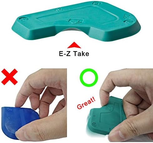 ORXPLUS Tools 4 Pieces Caulking Tool Kit Silicone Sealant Finishing Tool for Silicone Sealant Grout Finishing Sealing, Green (Pack of 2)