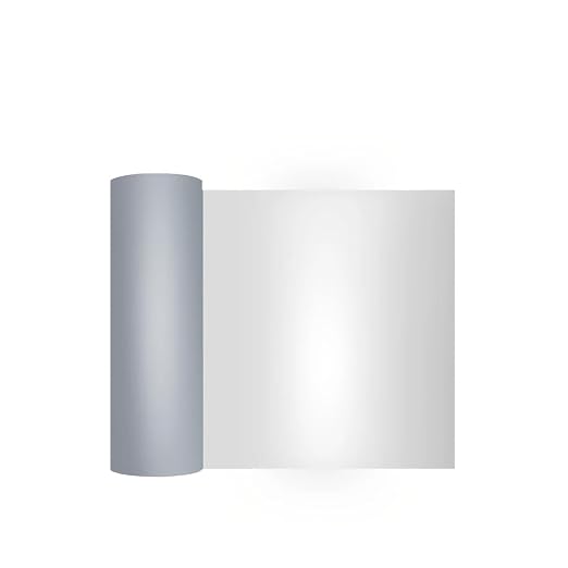 Waterproof Polyethylene Sealant Tape – 19.6in x 196in, -76°F to 230°F, Self-Adhesive UV-Resistant for Roof, Pipe, & Tent Leak Repair – No Tools, DIY Cut (Silver, 19.6in*196in)