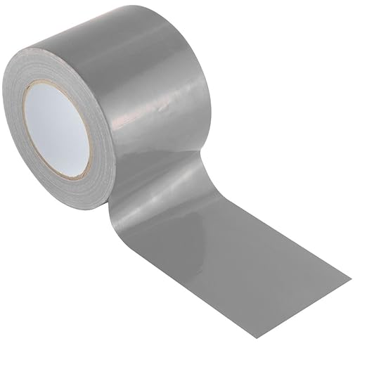 GTSE Wide Duct Tape, Silver, 4 Inches x 55 Yards (164 ft), Heavy Duty, Waterproof Repair Tape for Indoor or Outdoor Use, 24 Rolls
