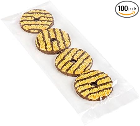 Restaurantware High Clarity Heat Sealable Bags Heat Seal Food Bags Snacks Bags Candy Bags - No Flap - Clear - 3.75 x 10 Inch - 100ct Box - Bag Tek