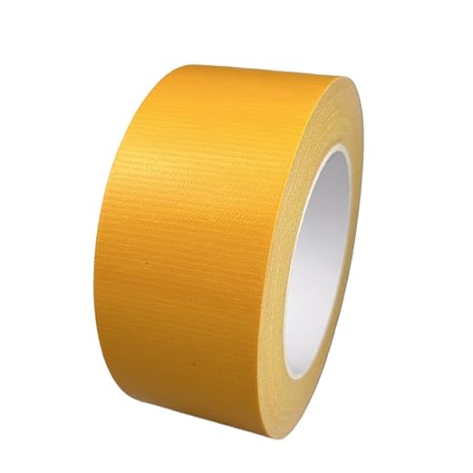 Multi-Purpose Duct Tape 2 Inch x 33 Yards, Heavy Duty, Waterproof, Great for Repairs, Packaging, Arts Crafts and DIY Projects (Yellow)