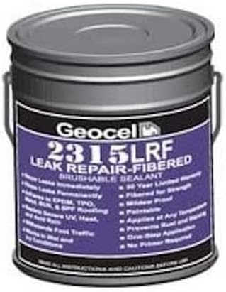 Geocel 2315LRF Leak Repair-Fibered Brushable Coating, 1 Quart, Black