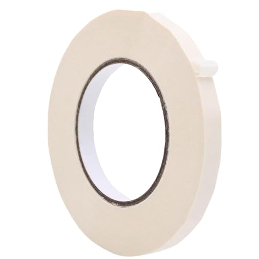 WOD White Produce Poly Bag Sealing Tape, 1/2 inch x 180 yds. for Packaging and Sealing of Meat, Gifts, or Ice Bags BSTC24PVC