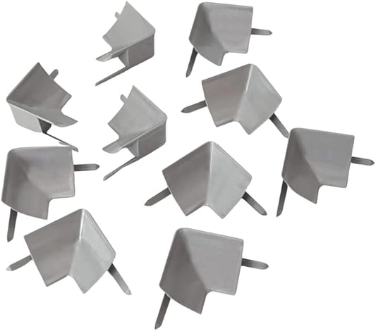 InstaTrim Inside Corners - 10 Gray 3/4" Wide Caulk Strip Inside Corner Pieces - Trim for Inside Corners - Paintable