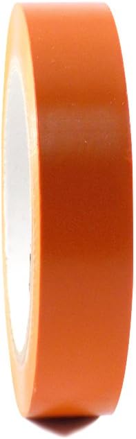 GGR Supplies T.R.U. CVT-536 Orange Vinyl Pinstriping Dance Floor Tape: 3/4 in. Wide x 36 yds. Several Colors