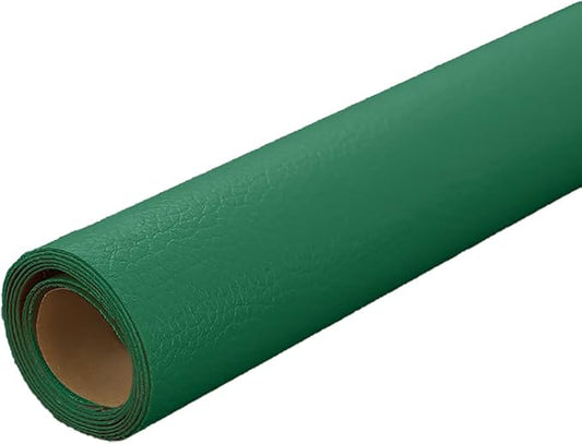 Dark Green Leather Repair Patch, 53.9 x 19.6 Inch Self Adhesive Leather Repair Tape, Large Vinyl Leather Repair Kit for Furniture, Car Seats, Sofats, Couch, Office Chair