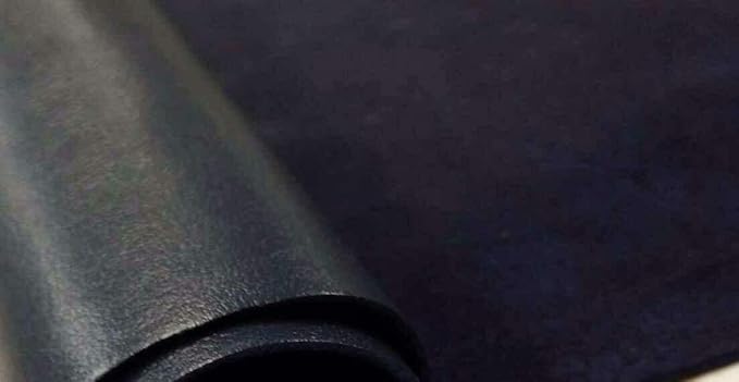 Reed Leather Hides - Cow Leather for Arts and Crafts (Black, 8 inches X 11 Inches)