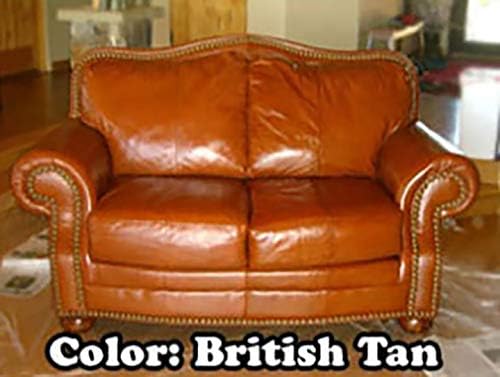Leather Max Large Project 8 Ounce Jar Refinish For Your Furniture, Jacket, Sofa or Car Seat, Super Easy Instructions, Restore Any Material, Bonded, Pleather, Genuine (Black)