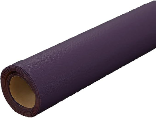 Purple Leather Repair Patch, 53.9 x 13.7 Inch Self Adhesive Leather Repair Tape, Large Vinyl Leather Repair Kit for Furniture, Car Seats, Sofats, Couch, Office Chair