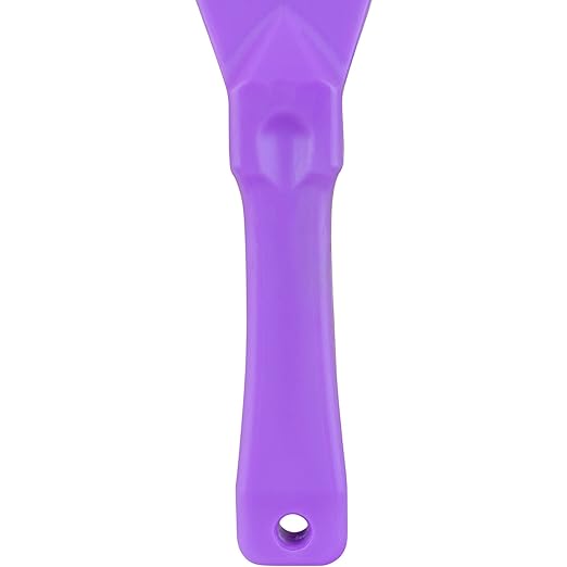 SPARTA Polypropylene Scraper Tool Food Safe Scraper for Removing Caked-On Residue in Commercial Kitchens, Plastic, 7.82 x 3 Inches, Purple, (Pack of 12)