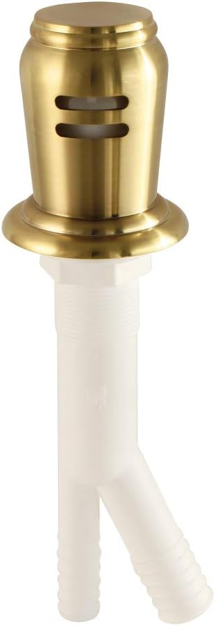 Kingston Brass KA831BB Trimscape Dishwasher Air Gap, Brushed Brass