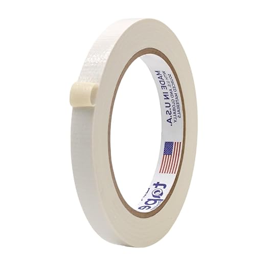 MAT Duct Tape White Industrial Grade, 1/2 inch x 60 ft. Waterproof, UV Resistant for Crafts, Home Improvement, Repairs, & Projects