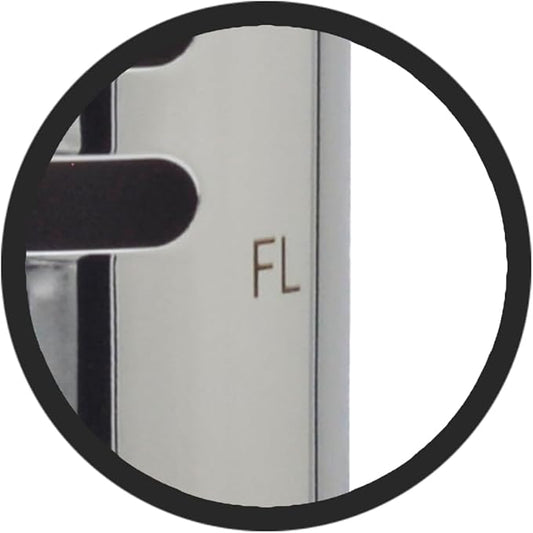 Westbrass A201-1-26 1-3/4" x 2-3/4" Solid Brass Air Gap Cap Only, Skirted, Polished Chrome