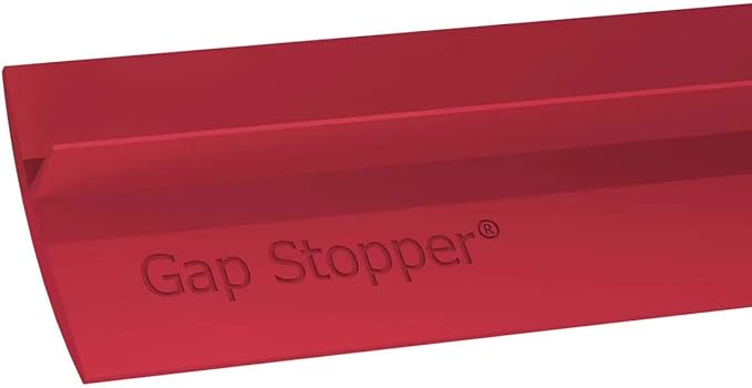 Gap Stopper® Pro - 21" Red, Professional Grade, FDA Heavy 8.6 oz Silicone, Set of 2, Covers Gap between Stove & Countertops