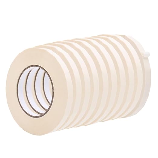 WOD White Produce Poly Bag Sealing Tape, 1/2 inch x 180 yds. (Pack of 10) for Packaging and Sealing of Meat, Gifts, or Ice Bags BSTC24PVC