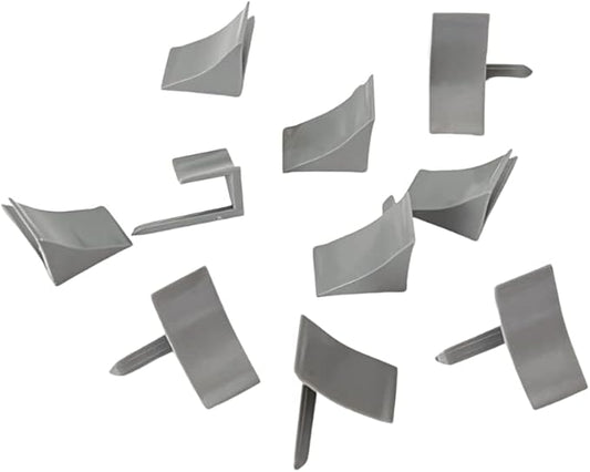InstaTrim End Caps - 10 Gray 3/4" Wide Caulk Strip End Cap Pieces - Trim for Corners - Paintable