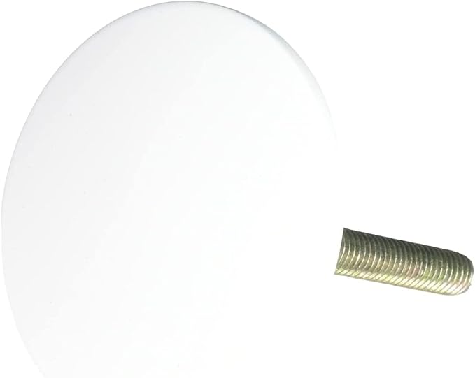 Westbrass D202-50 2" Kitchen Sink Hole Cover, Powder Coat White (100-Pack)