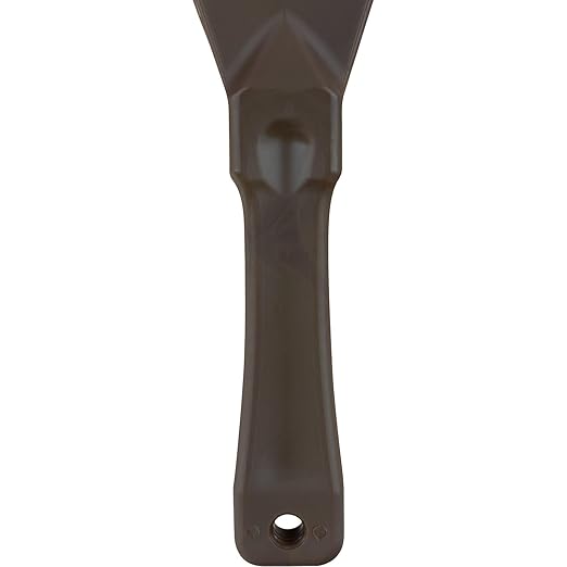 SPARTA Polypropylene Scraper Tool Food Safe Scraper for Removing Caked-On Residue in Commercial Kitchens, Plastic, 7.82 x 3 Inches, Brown, (Pack of 12)