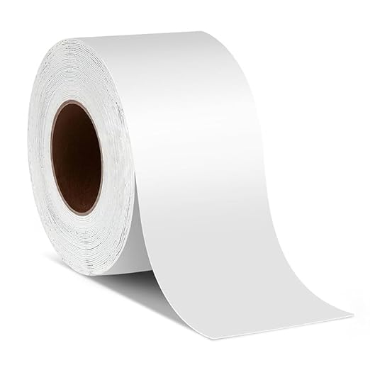 Rv Roof Tape 4" x50',EPDM Rubber Roofing Membrane, Waterproof Weatherproof Sealant Tape for RV Trailer Camper Motorhome Roof Repair, White, Fast Sealing and Stay Sealed for Years