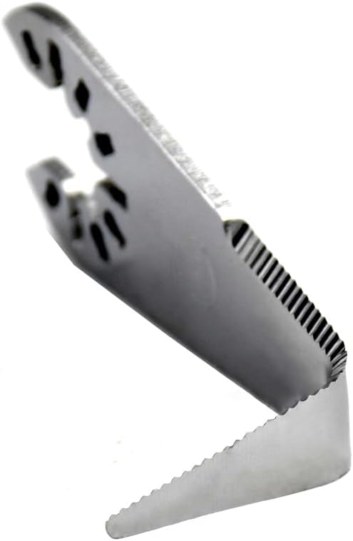 2PCS Cold Knife Blades Windshield L-Shaped Cutting Blade for Auto Glass Car Windows Sealant Adhesive Cutter - Fit Most Major Brands of Oscillating Tool