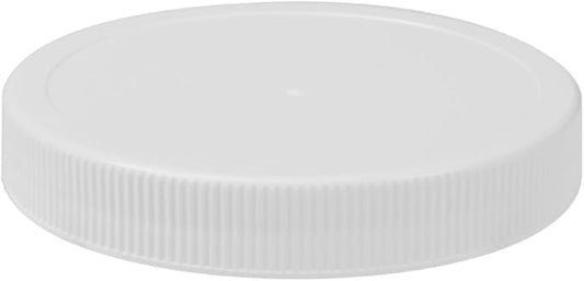 North Mountain Supply Nms A0064-00 - 1 White Plastic 1/2 Gallon Glass Wide-Mouth Fermentation/Canning Jar with 110mm White Plastic Lid