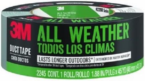 3M 12-Rolls of 1.88” x 40 yds 2540 Scotch Tough Silver Heavy Duty All-Weather Duct Tape