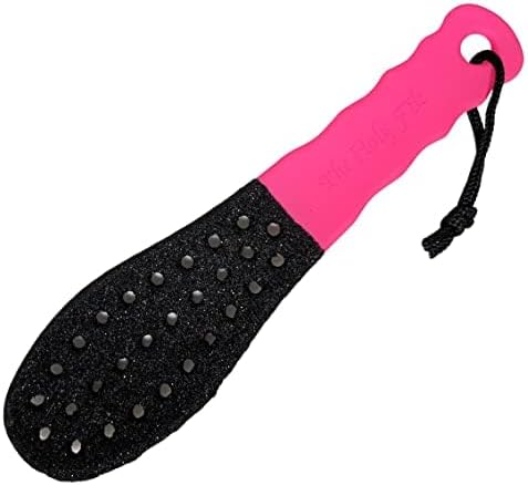 Holy Coarse Foot File (Pink) Double Sided Patented Callus Rasp and Foot Scrubber: Best Dead Skin Remover and Cracked Heel Smoother, The Ultimate 360 Degree Emery File and Spa Tool for Pedicure.