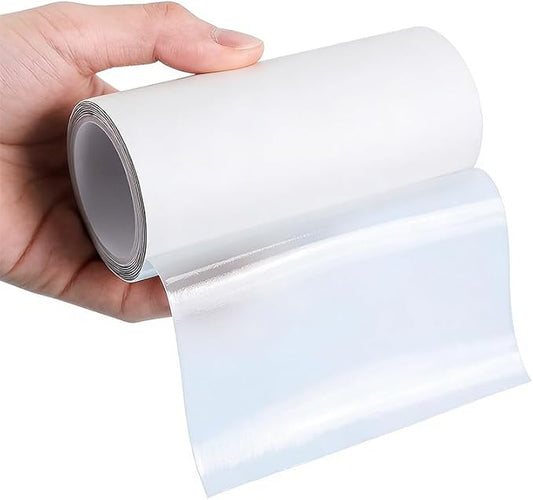 Inflatable Patch Repair Kit,Waterproof TPU Pool Repair Tape, Heavy Duty Repair Patch,Clear Vinyl Patches for Bounce House, Pool, Tent, Leather, Canvas, Canopy, Pool Floats, Air Mattress,5 Inch x 5FT