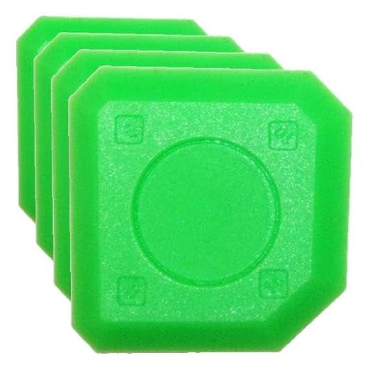 Albion Dispensing Solutions 1158-1 Caulk Slicker Squares 4 Piece Set Polyurethane (Pack of 4)
