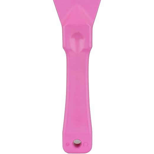SPARTA Polypropylene Scraper Tool Food Safe Scraper for Removing Caked-On Residue in Commercial Kitchens, Plastic, 7.82 x 3 Inches, Bright Pink, (Pack of 12)