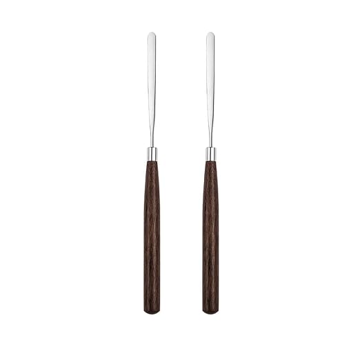 Palette Knife Painting Spatula for Oil, Acrylic Paint, Metal Painting Knife Mixing for Art, Palette Scraper for Creative Painting,Color Mixing, Smearing. 2Pc