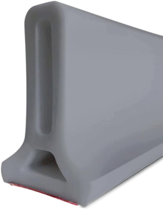 Duzzy 118 Inch Shower Threshold Water Dam, Shower Water Guard to Keep Water in Shower, Shower Water Stopper Dry and Wet Separation Suitable for Bathroom and Kitchen
