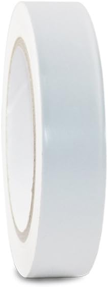 GGR Supplies T.R.U. CVT-536 White Vinyl Pinstriping Dance Floor Tape: 3/4 in. Wide x 36 yds. Several Colors