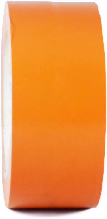 GGR Supplies T.R.U. CVT-536 Orange Vinyl Pinstriping Dance Floor Tape: 4 in. Wide x 36 yds. Several Colors
