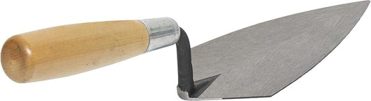 MARSHALLTOWN Pointing Trowel, 6 x 2 3/4 Inch Inch Blade, Philadelphia Pattern, Single Piece High Carbon Steel, Wooden Handle, Repair Mortar Joints, Masonry, Made in the USA, 45 6
