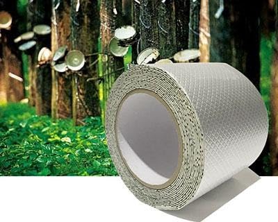 SakerPlus Super Waterproof Tape, Waterproof Sealing Tape, Aluminum Foil Tape for RV Repair, Window, Silicone, Glass (15cm*5m)